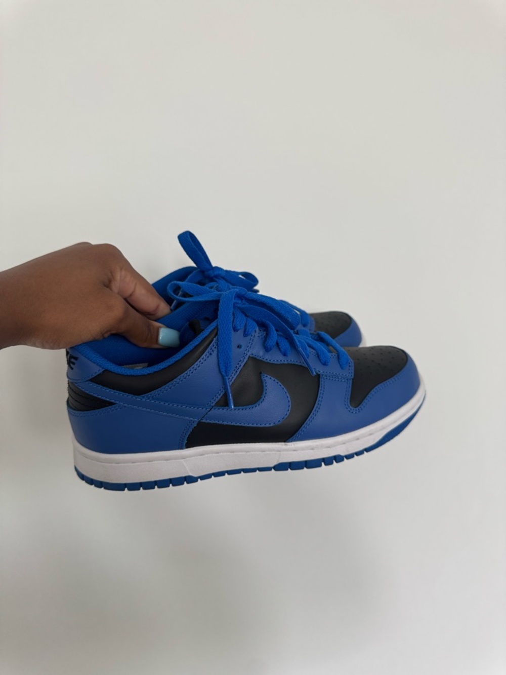 Nike Royal Blue and Black Kids Sneakers